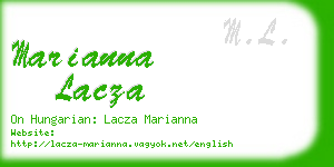 marianna lacza business card